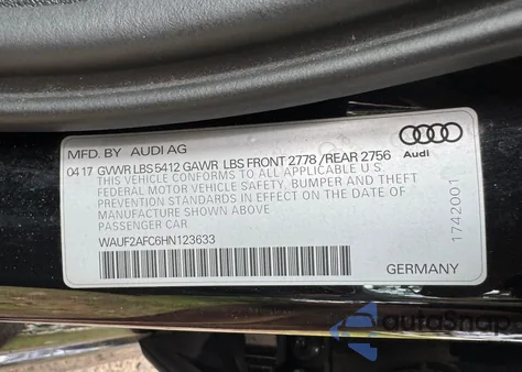 WAUF2AFC6HN123633